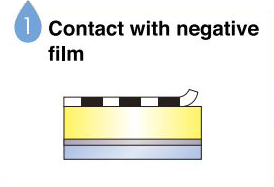 1 Contact with negative film