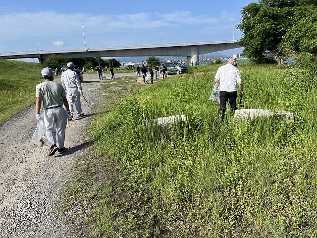 Cleanup activities at Takasago Plant