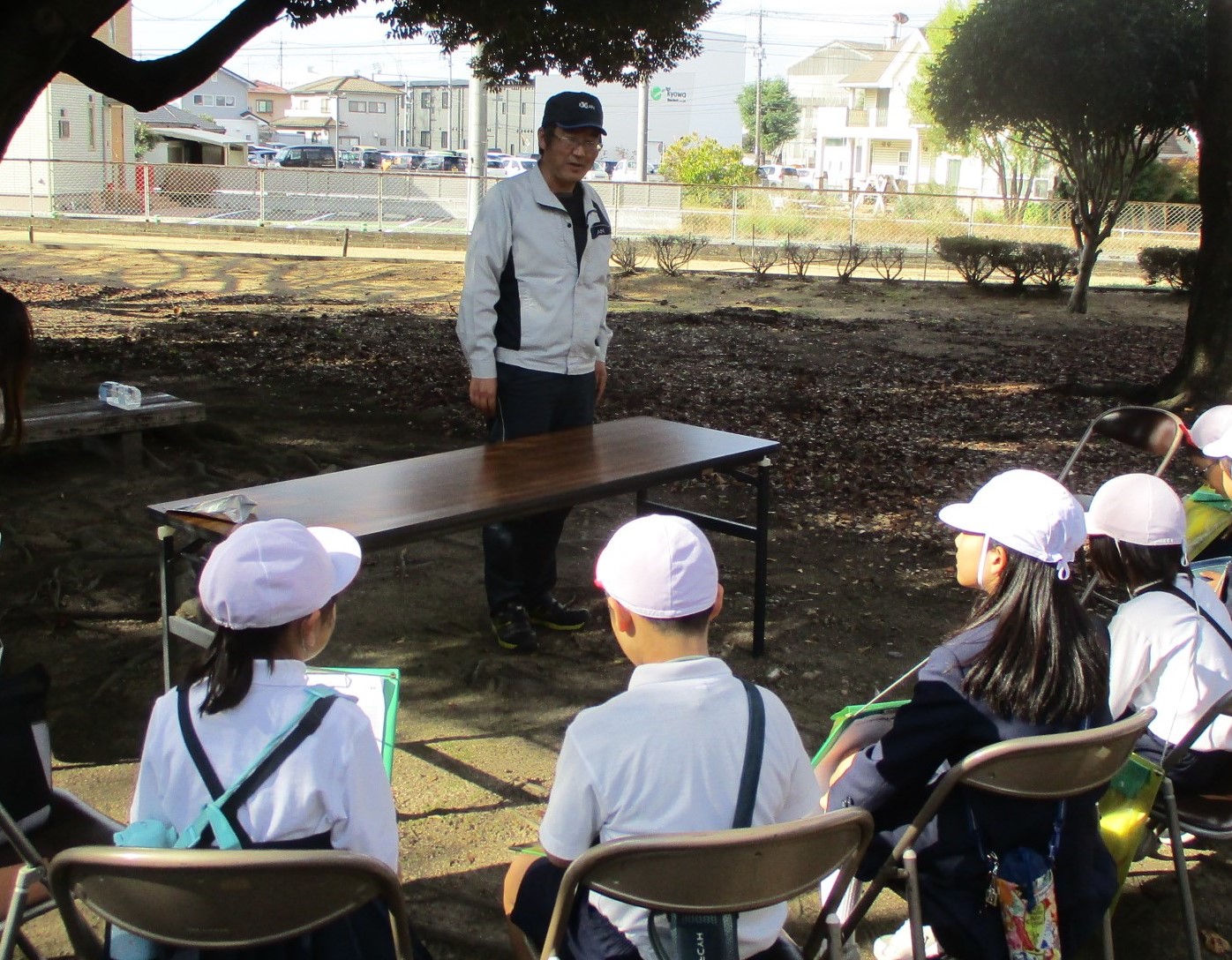 Scene from a school field trip