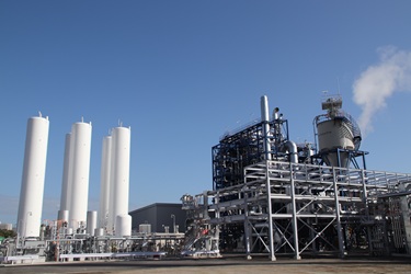Privately owned thermal power plant  at the Iwakuni Production Center, 