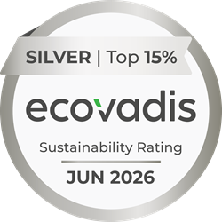 EcoVadis Silver Medal for sustainability performance